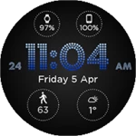 dot face hd watch face android application logo